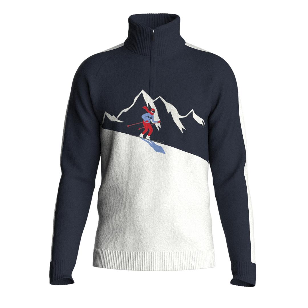 We Norwegians AfterSki Sweater Genser Marine - chrismoa.no