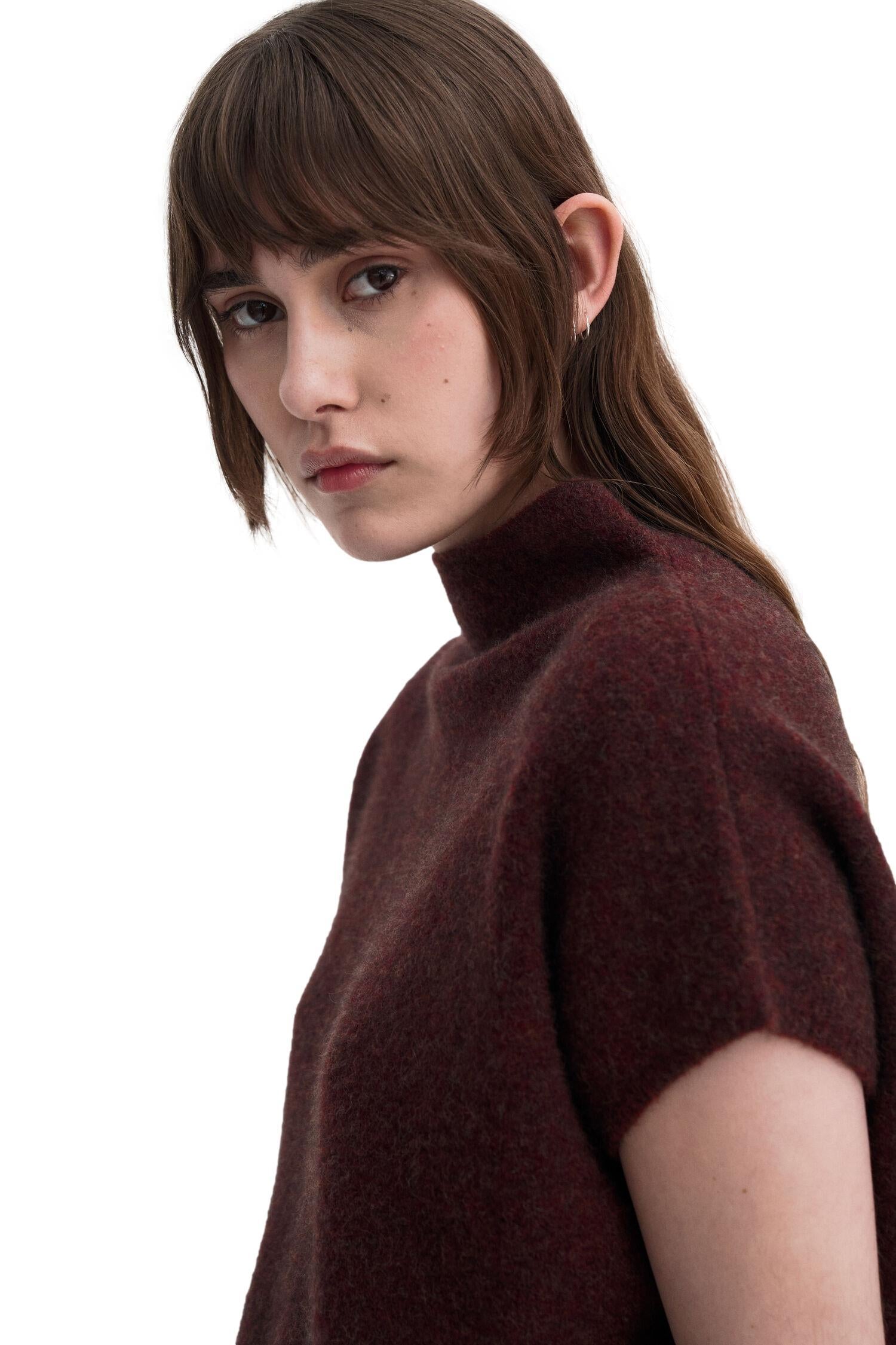 Filippa K Ximena Sweater Genser Burgunder - chrismoa.no