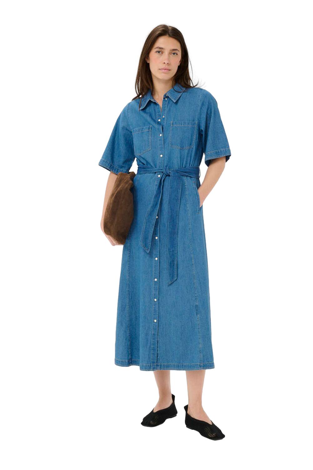 Part Two AmaPW Dress Kjole Denim - chrismoa.no