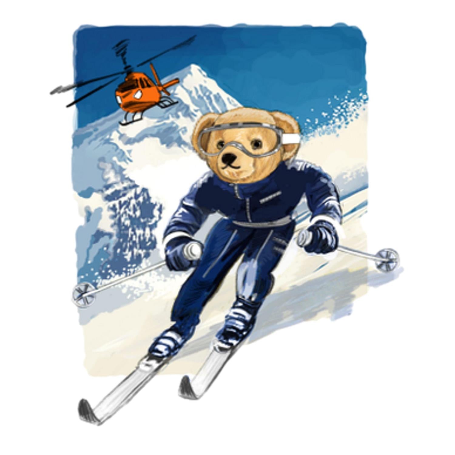 Polo Ralph Lauren Custom Slim Fit Polo Bear T-Shirt T-Shirt Hvit