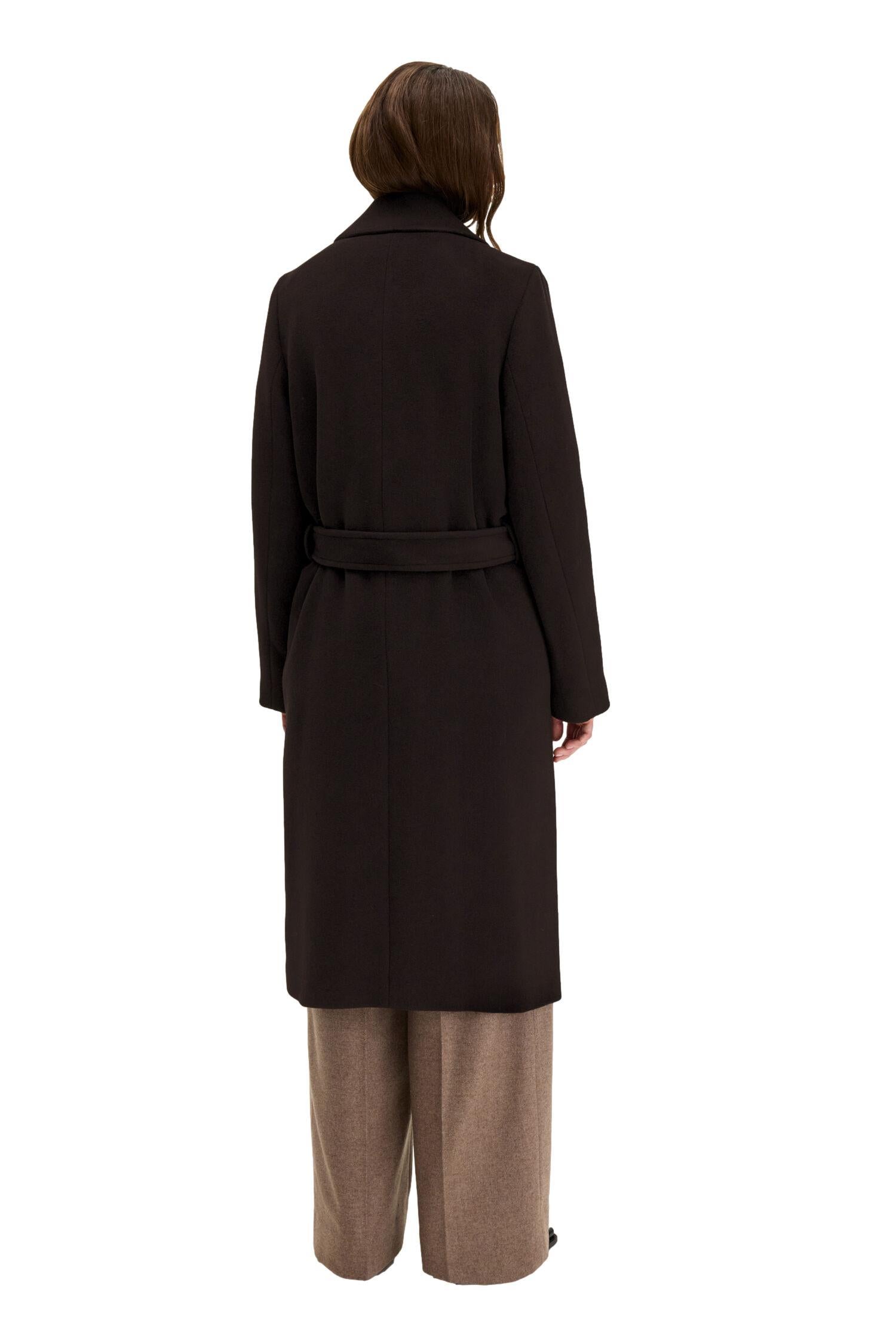Filippa K Charlotte Wool Belted Coat Jakke Brun