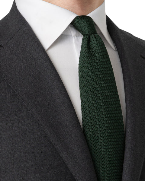 Eton Silk Grenadine Tie Slips Grønn - chrismoa.no