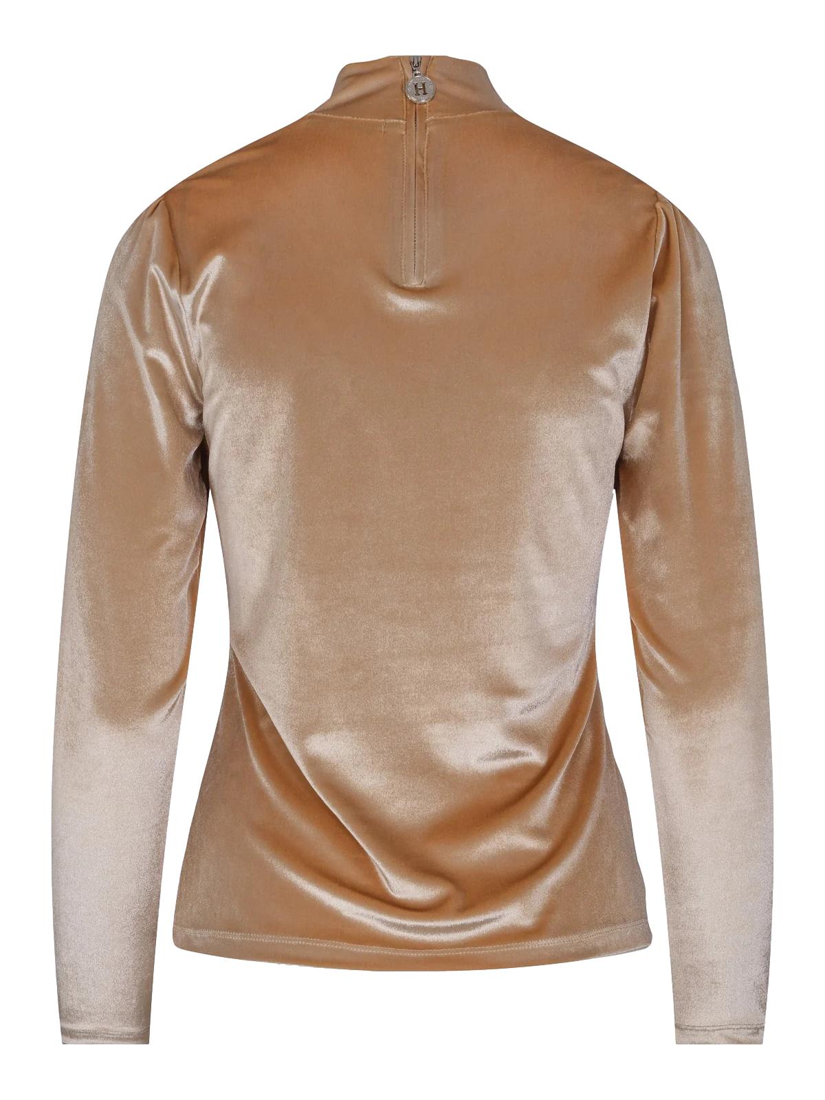 Haust Velvet Blouse Bluse Champagne