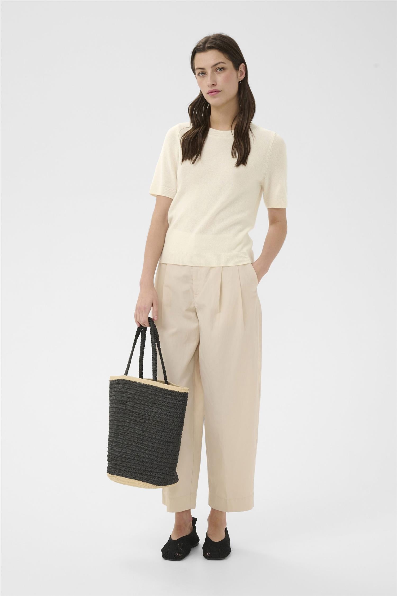 Part Two Everlottapw Pullover Genser Whisper White