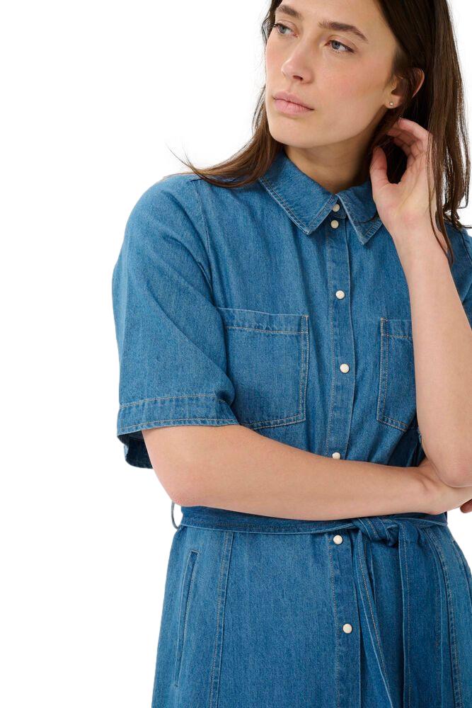 Part Two AmaPW Dress Kjole Denim - chrismoa.no