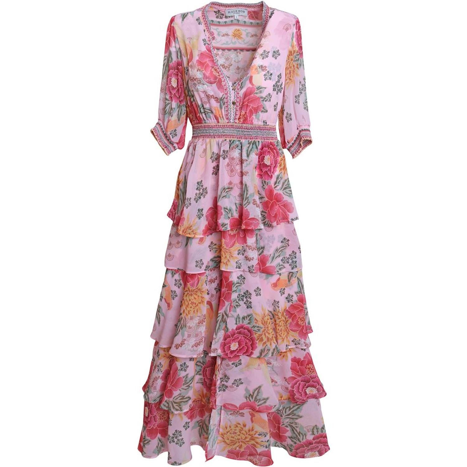 Hale Bob Wisteria Kjole Pink