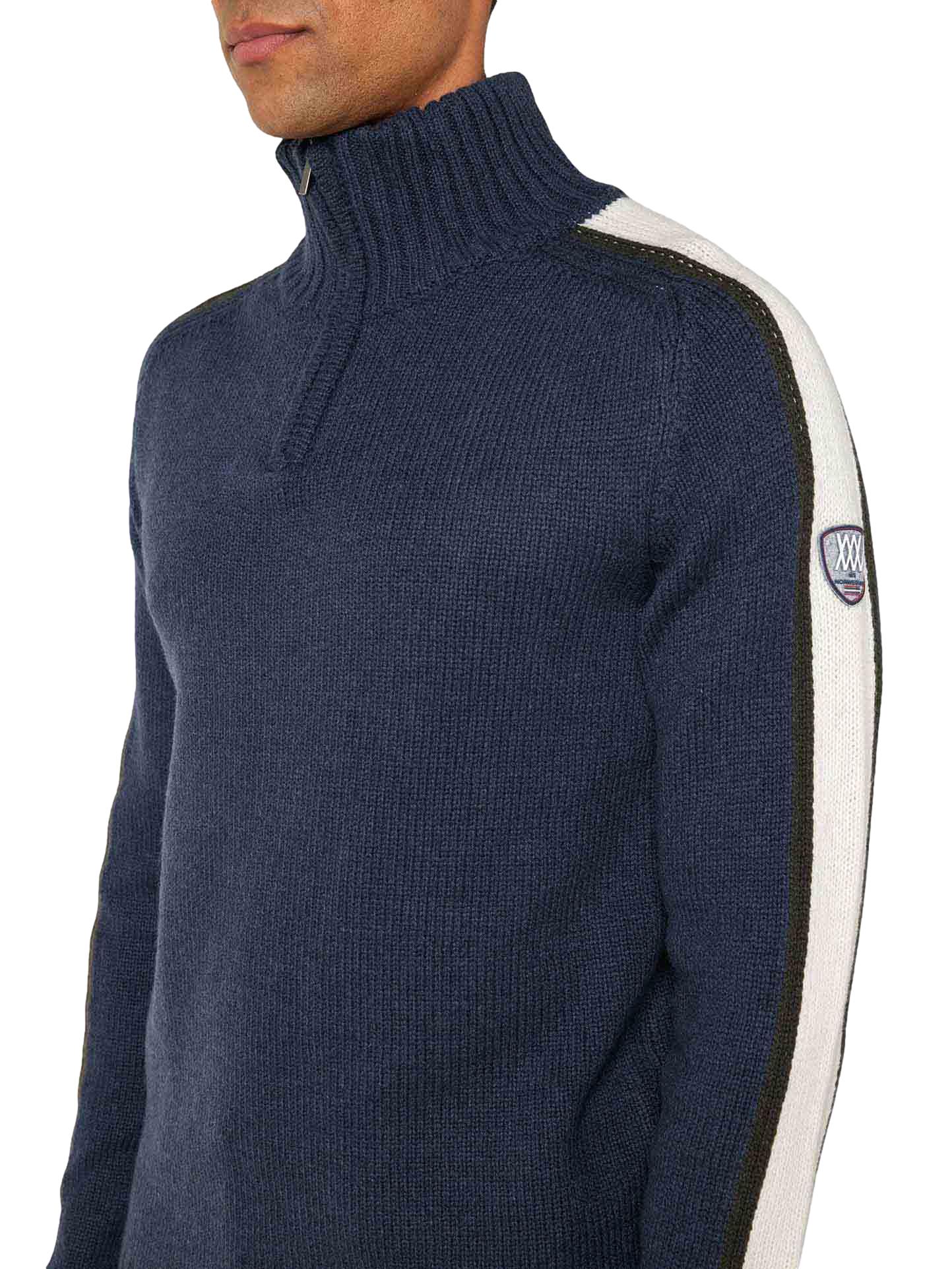 We Norwegians Zermatt Sweater Men Genser Marine - chrismoa.no