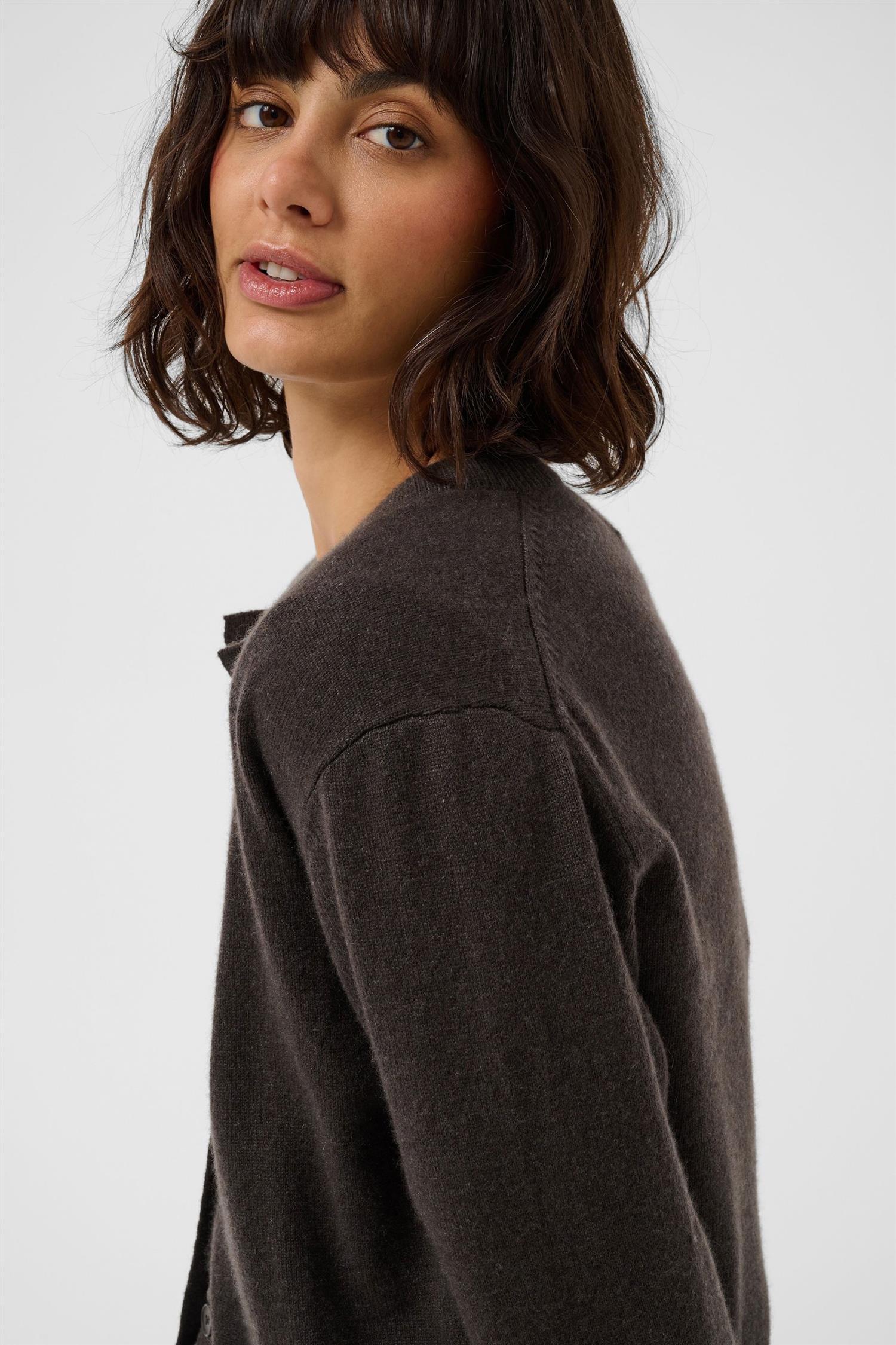 Part Two Carimipw Cardigan Genser Mole' Melange