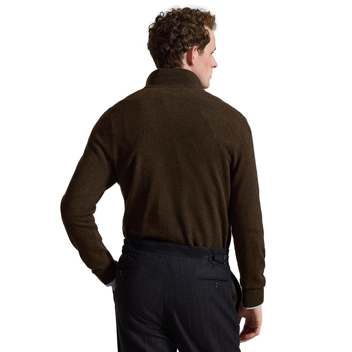 Polo Ralph Lauren LS HZ PP-long sleeve pullover Genser Brun