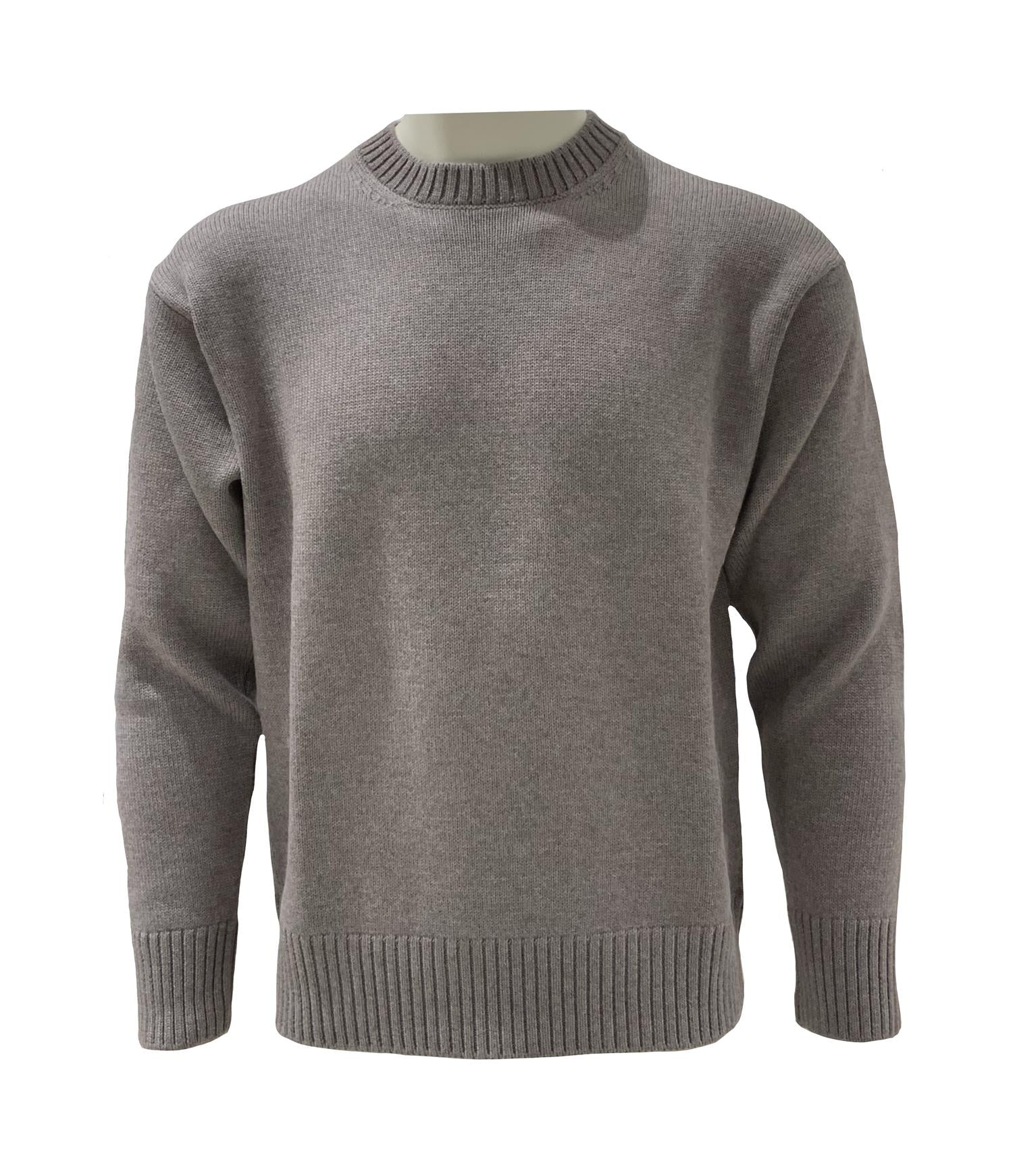 Gran Sasso Crew Relaxed Fit Genser Mørk Beige - chrismoa.no