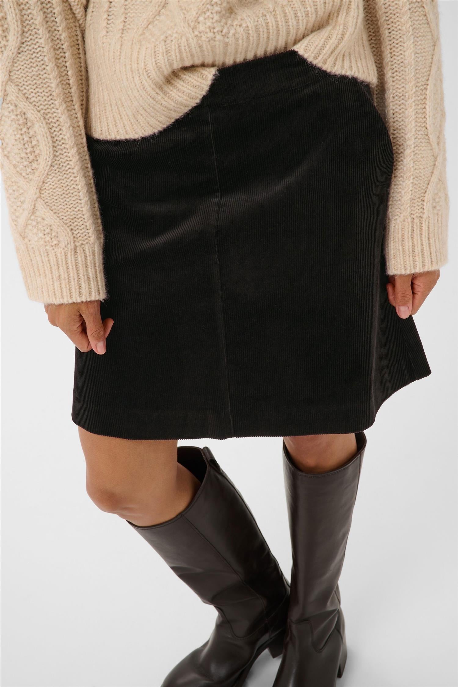Part Two Lingspw Skirt Skjørt Black