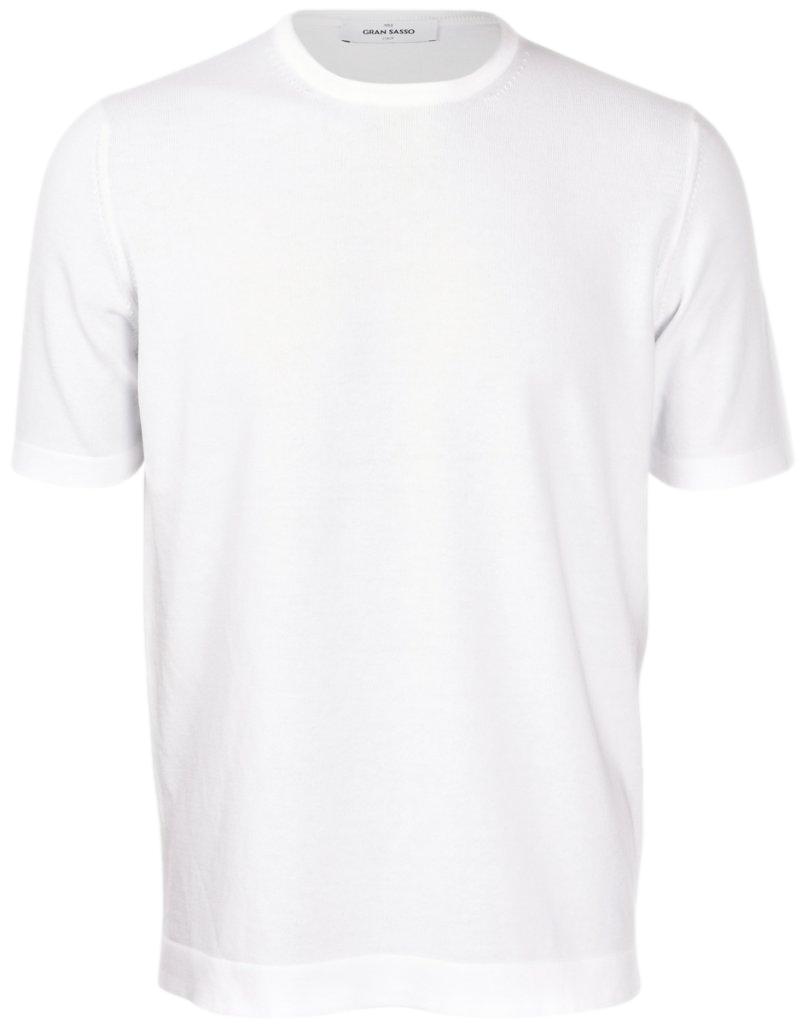 Gran Sasso Cotton T-shirt T-Shirt Hvit