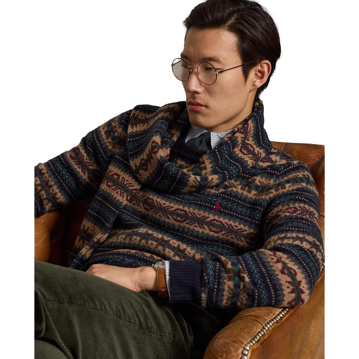 Polo Ralph Lauren Fair isle Wool Sweater Genser Mønster