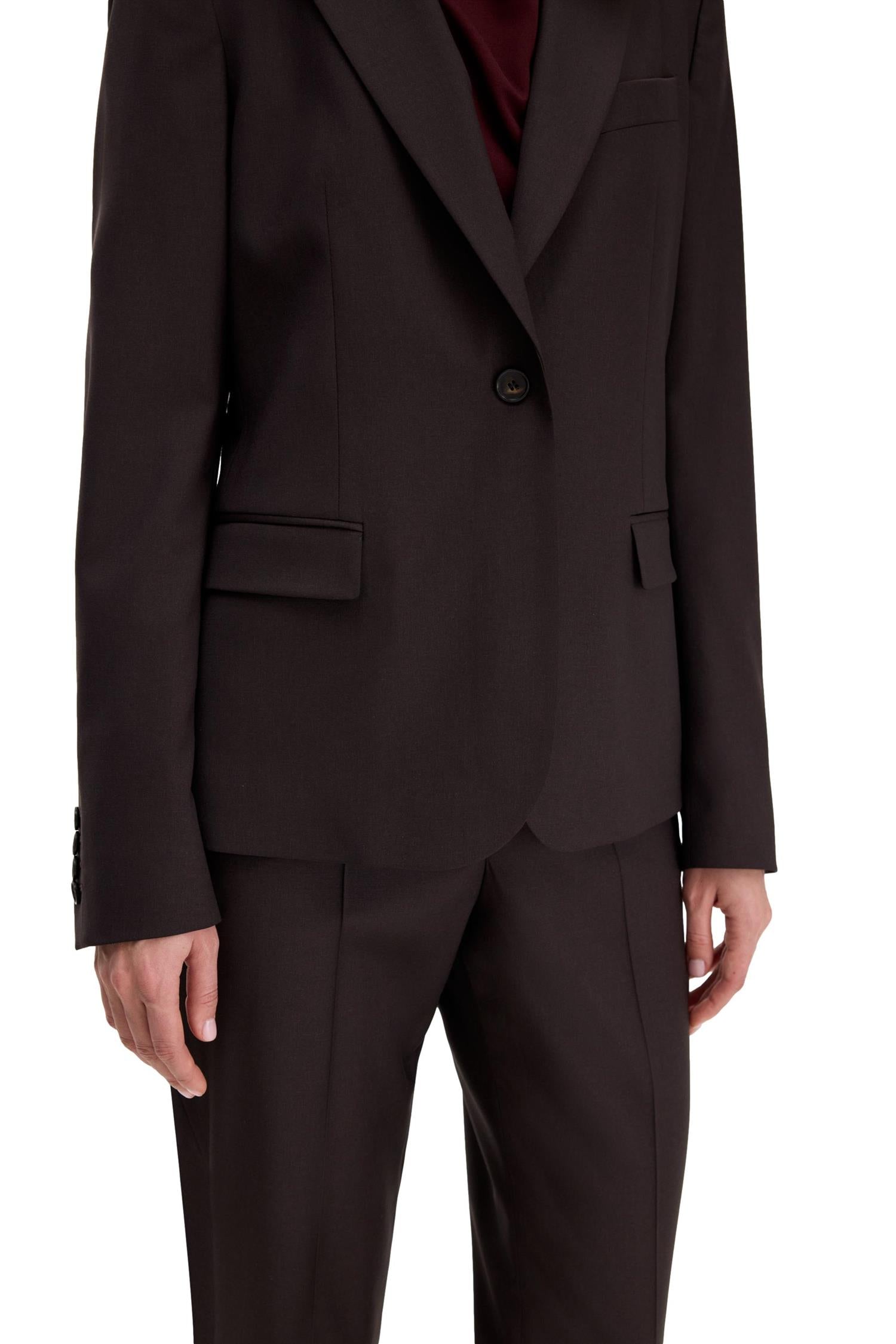 Filippa K Sasha Cool Wool Blazer Dressjakke Mørkebrun