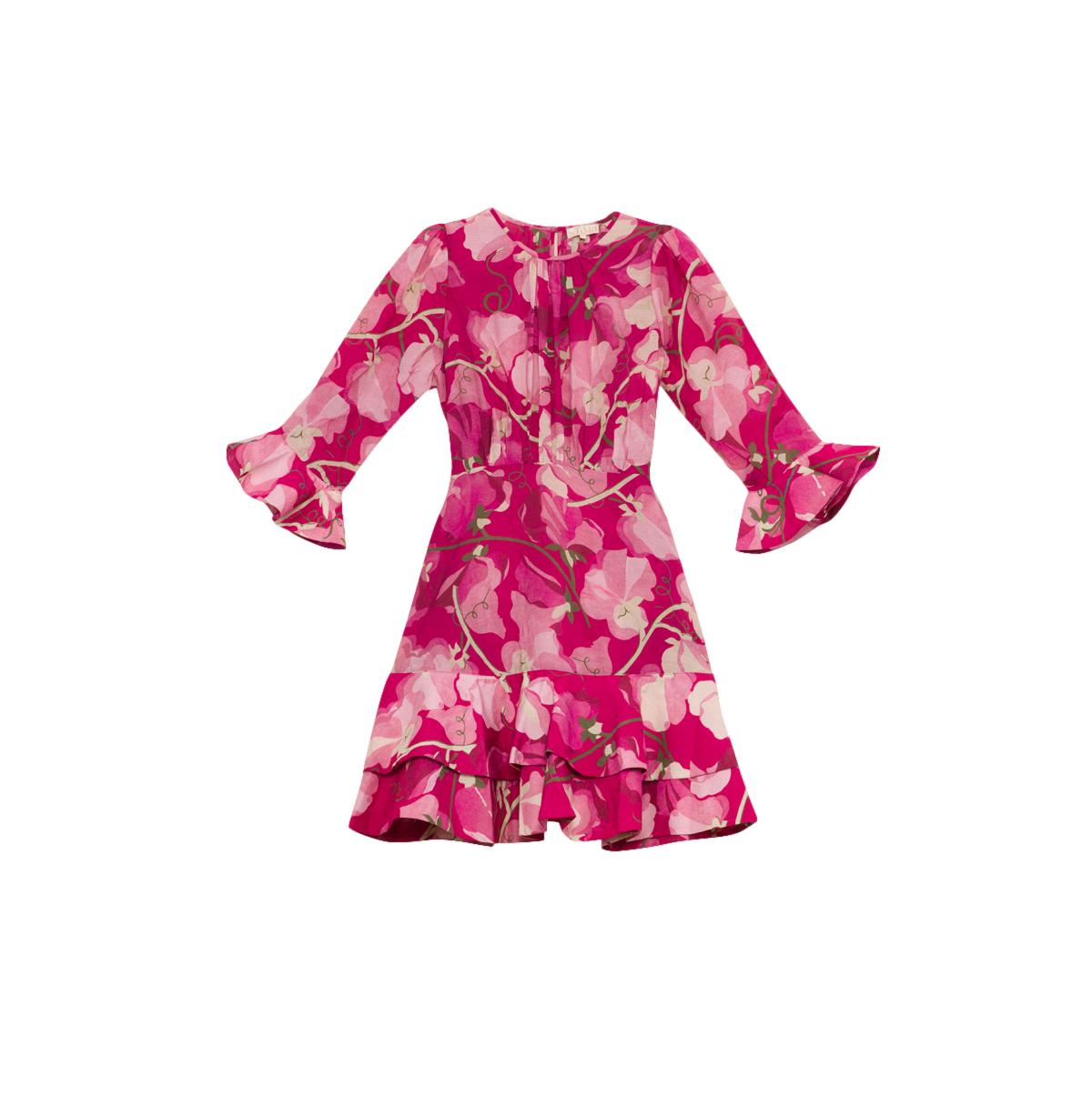 By TiMo Viscose Mini Dress Kjole Rosa