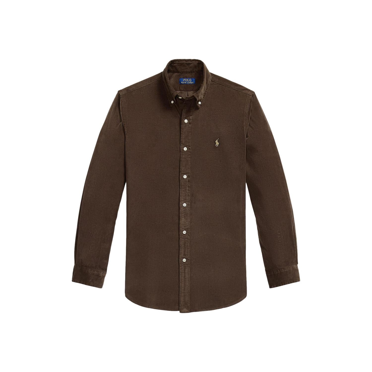 Polo Ralph Lauren Custom Fit Corduroy Shirt Skjorte Brun