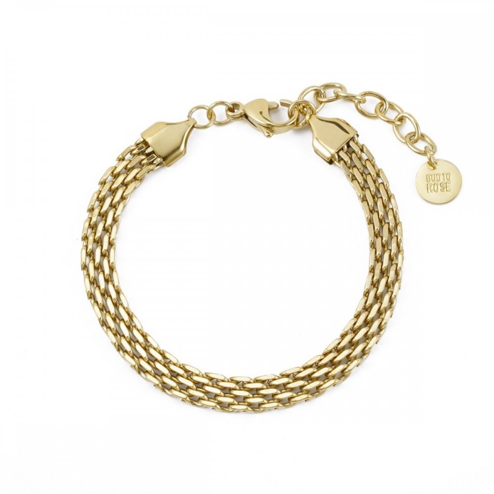 Bud to Rose Morgan Bracelet Gold Armbånd Gull