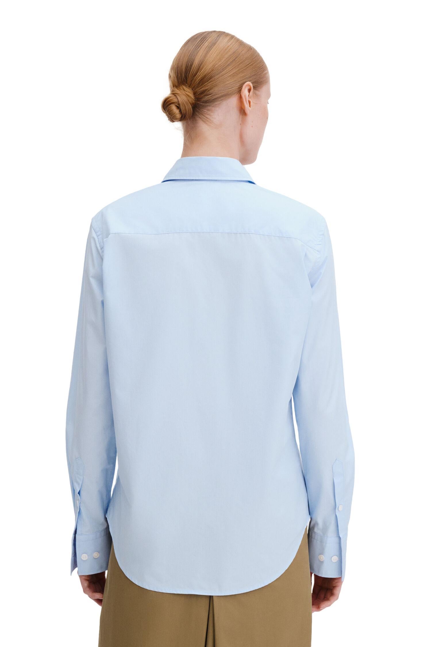Filippa K Classic Poplin Shirt Skjorte Lyseblå - chrismoa.no