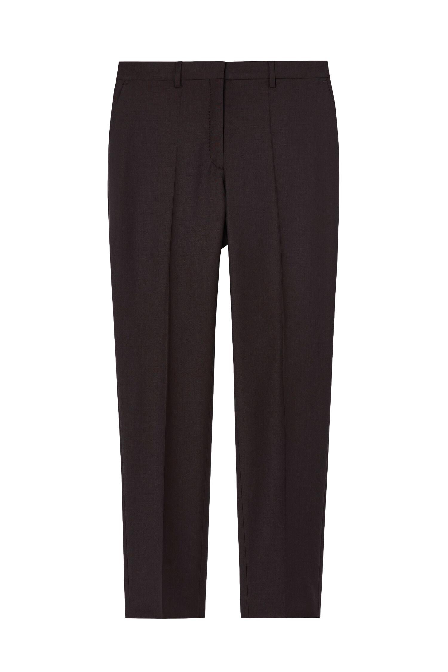 Filippa K Emma Cropped Wool Trousers Bukse Brun