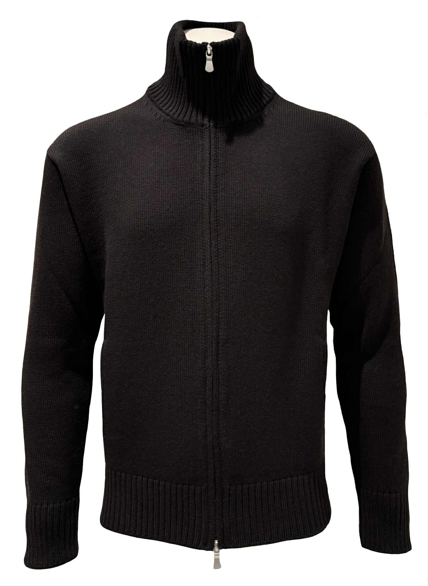 Gran Sasso Giubbino Zip Genser Brun - chrismoa.no