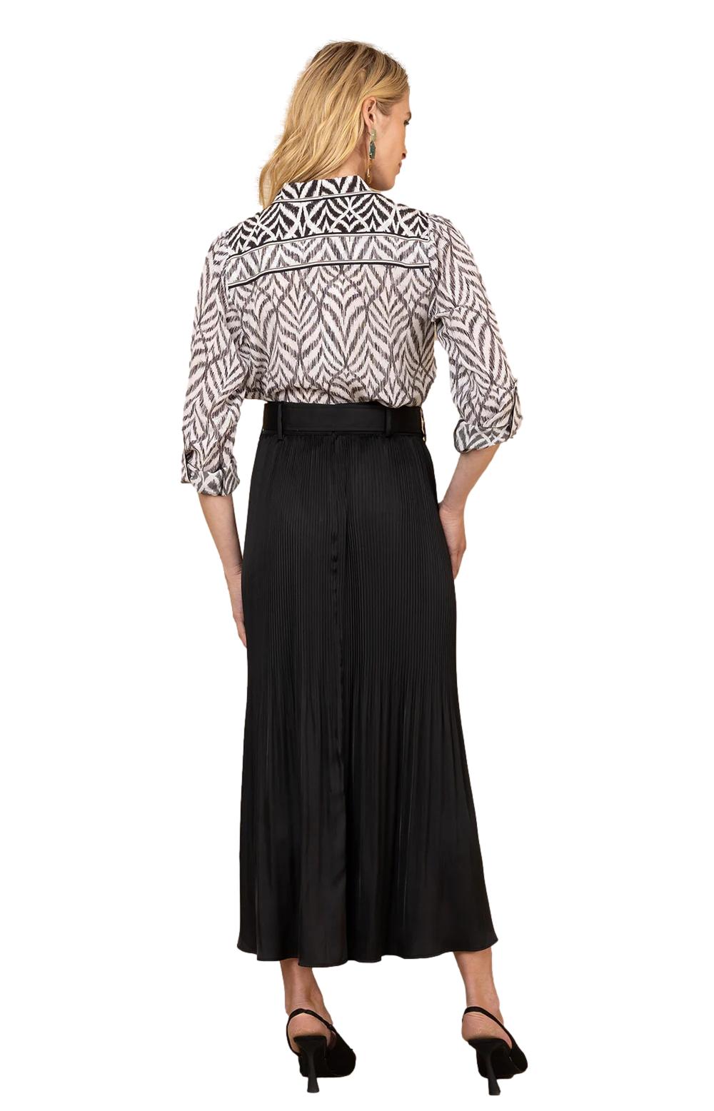 Hale Bob Ayleen Solid Skirt Skjørt Sort - chrismoa.no