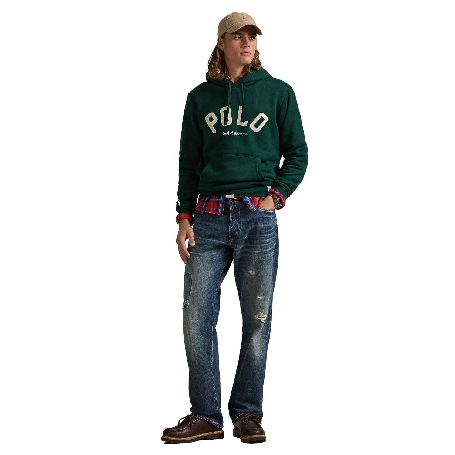 Polo Ralph Lauren THE RL FLEECE LOGO HOODIE Genser Grønn