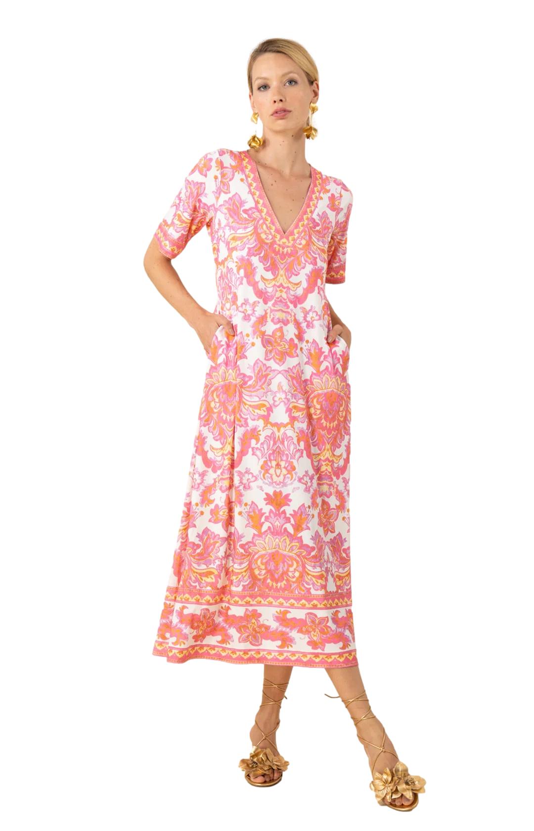 Hale Bob BETHANY MAXI DRESS Kjole Rosa