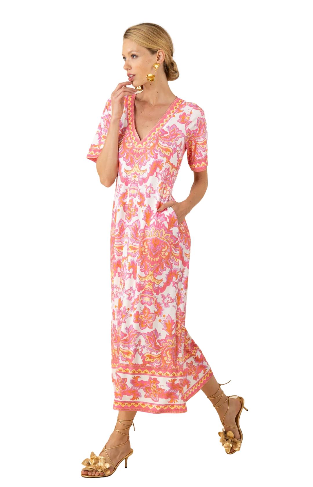 Hale Bob BETHANY MAXI DRESS Kjole Rosa