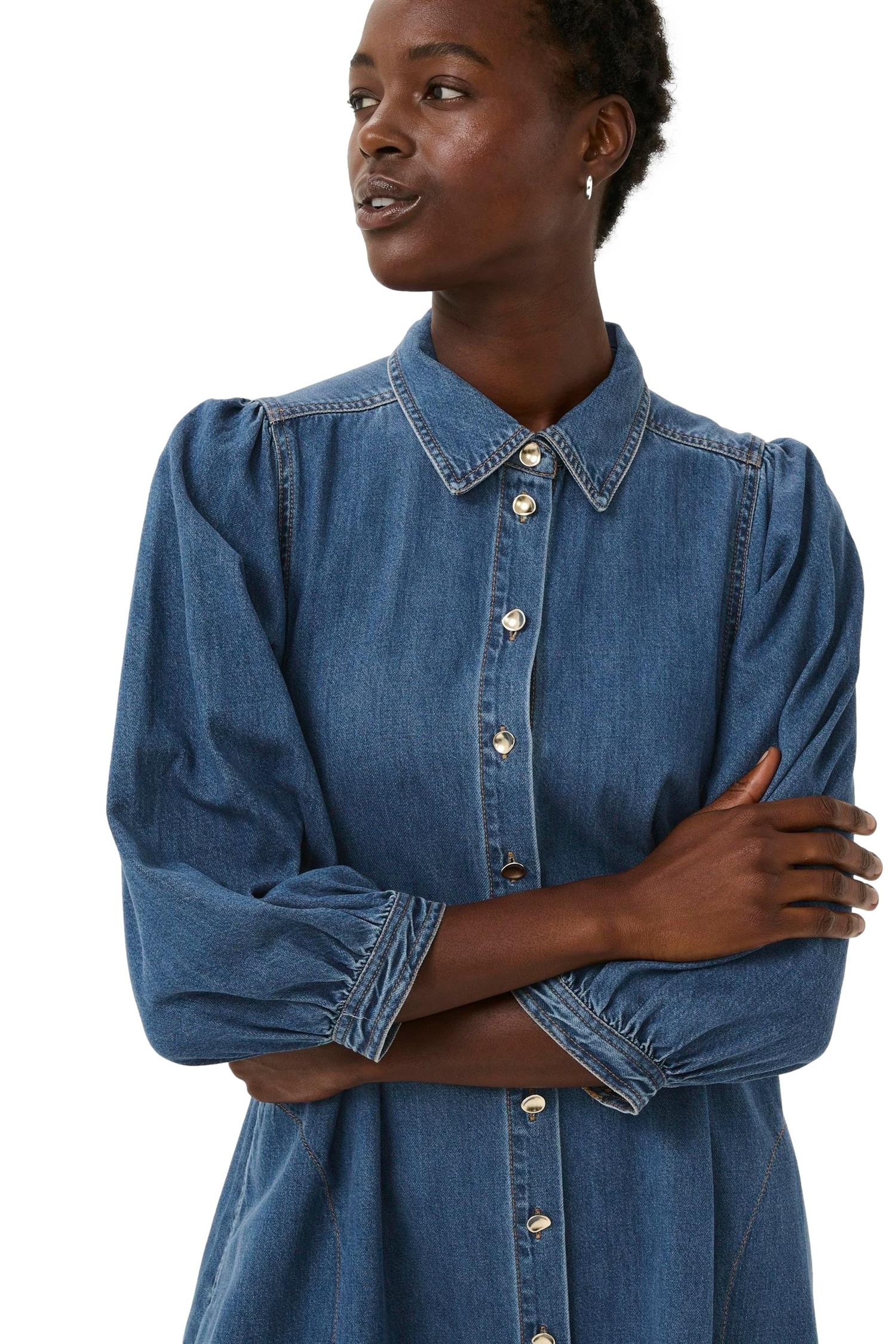 Part Two EleinarPW DR Kjole Denim - chrismoa.no