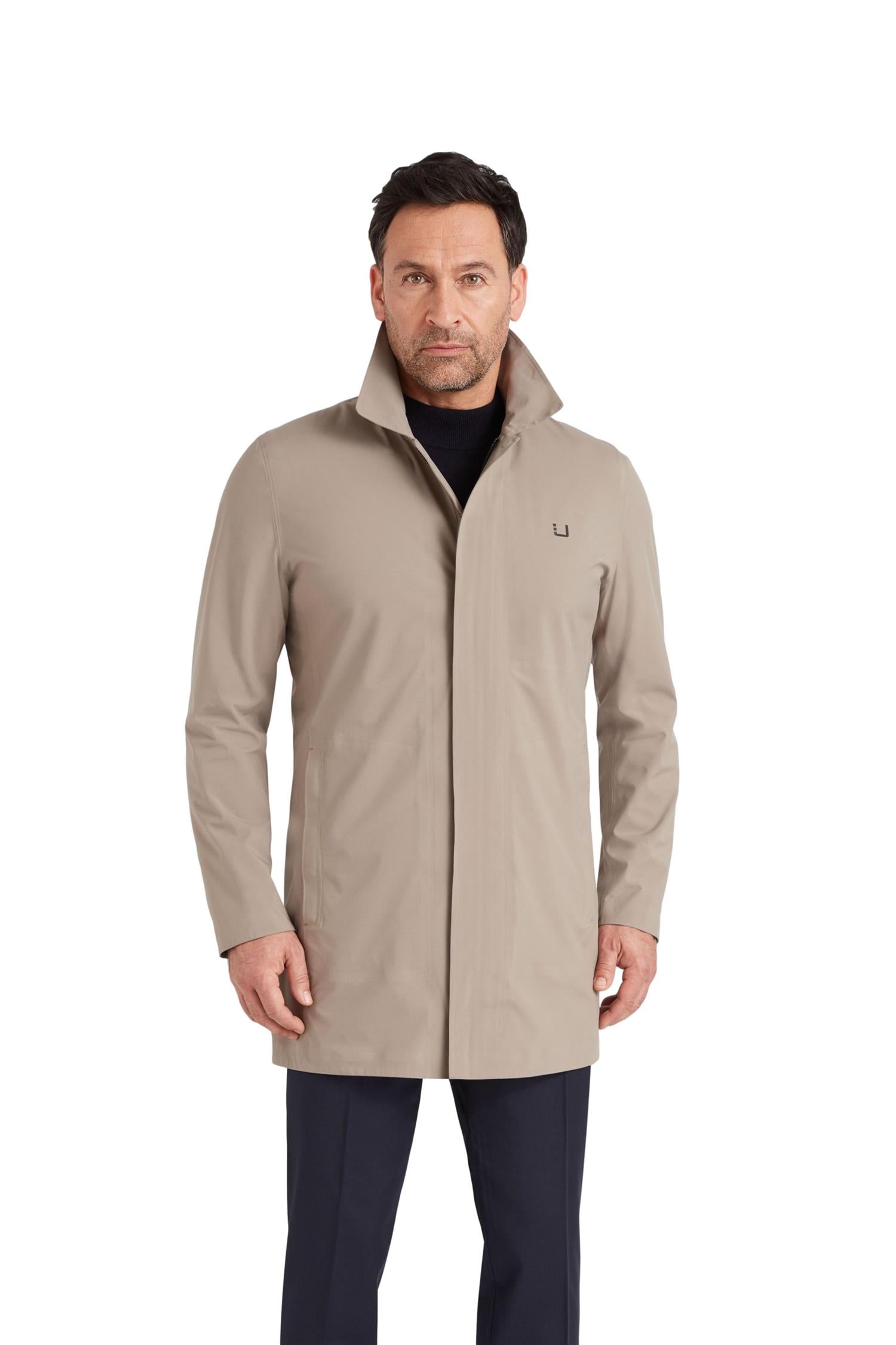 UBR Sky Fall Coat Frakk Beige - chrismoa.no