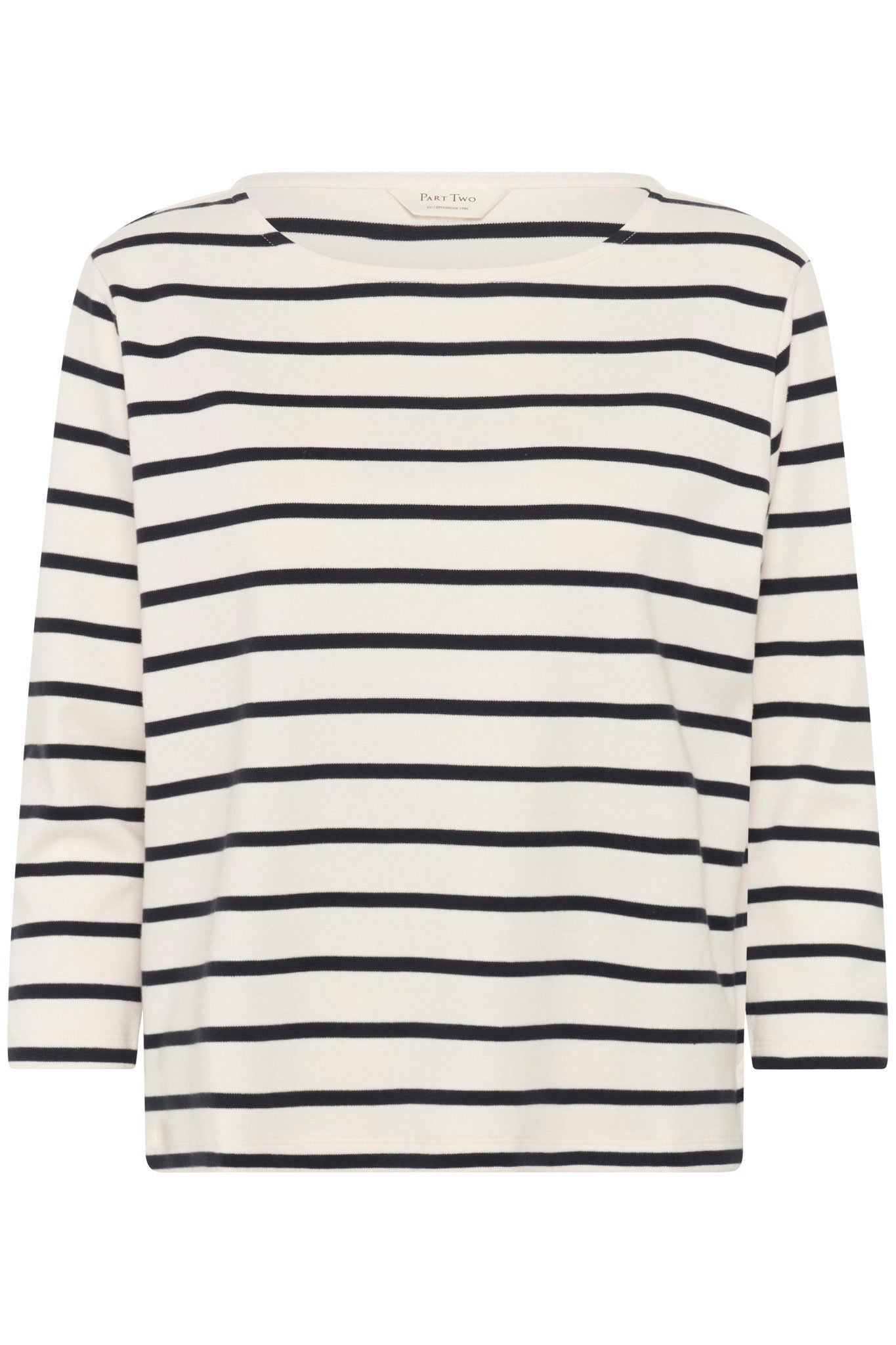 Part Two Nelapw Tshirt T-Shirt Dark Navy Stripe
