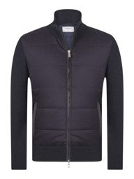 Gran Sasso Jacket zip c/flanella Jakke Blå