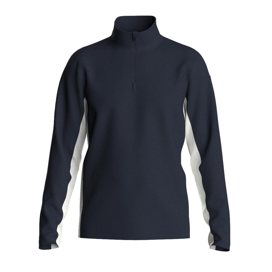 We Norwegians Voss 1/4 Zip Men Genser Marine - chrismoa.no