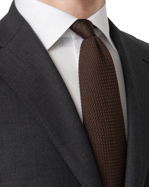 Eton Silk Grenadine Tie  Added by Slips Brun