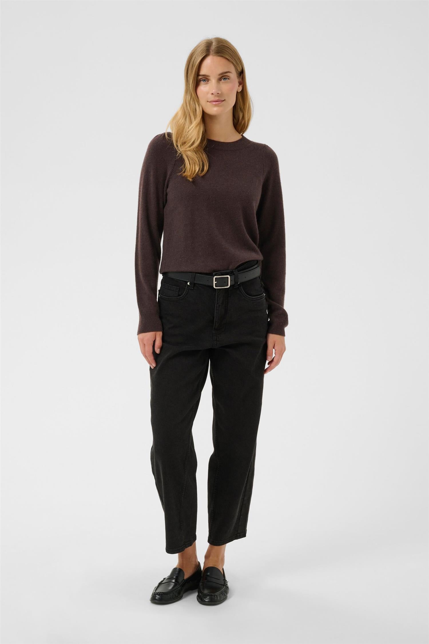 Part Two Evinapw Pullover Genser Mole' Melange