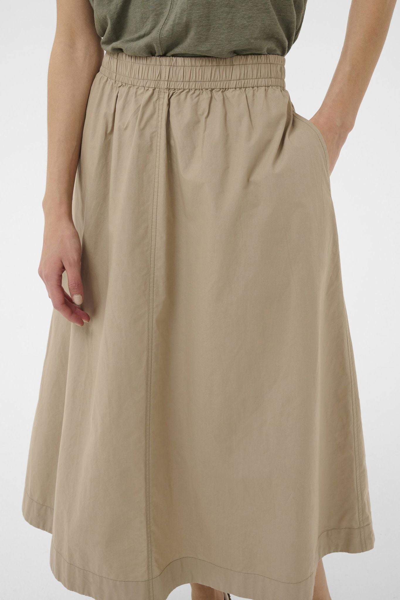 Part Two Asminapw Sk Skjørt Silver Mink - chrismoa.no