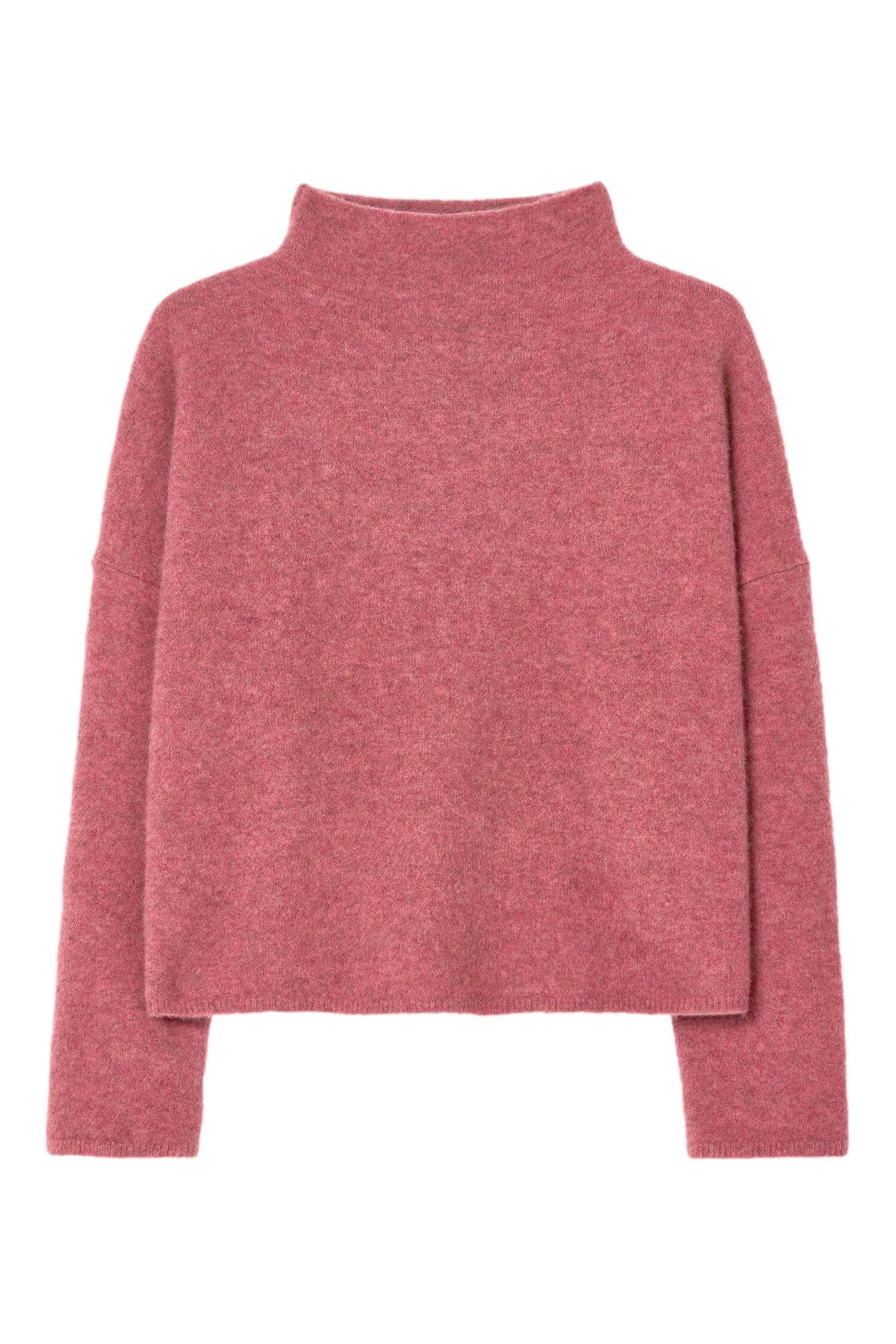 Filippa K Mika Yak Funnelneck Sweater Genser Lyserød