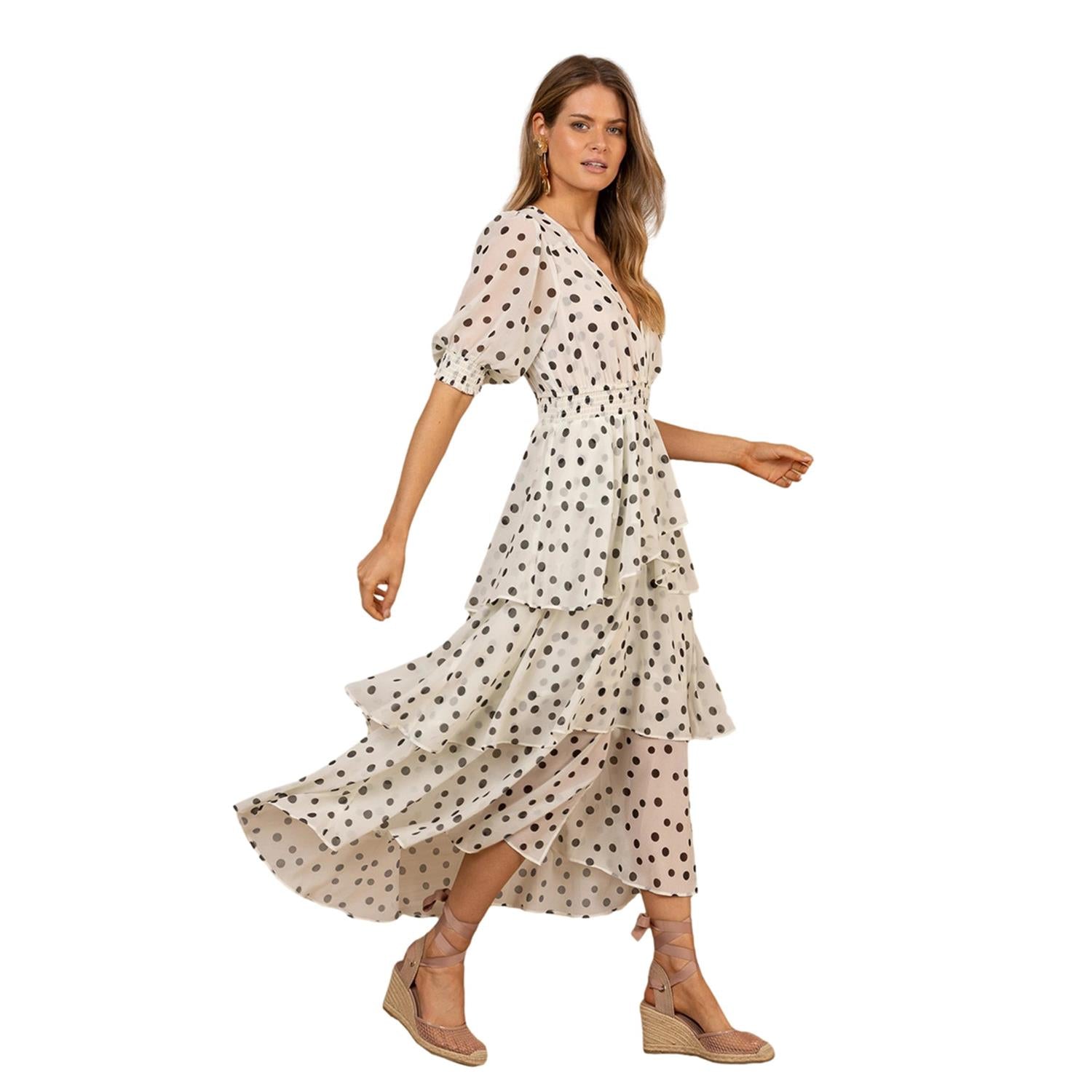 Hale Bob Kiera Dress Kjole Hvit - chrismoa.no