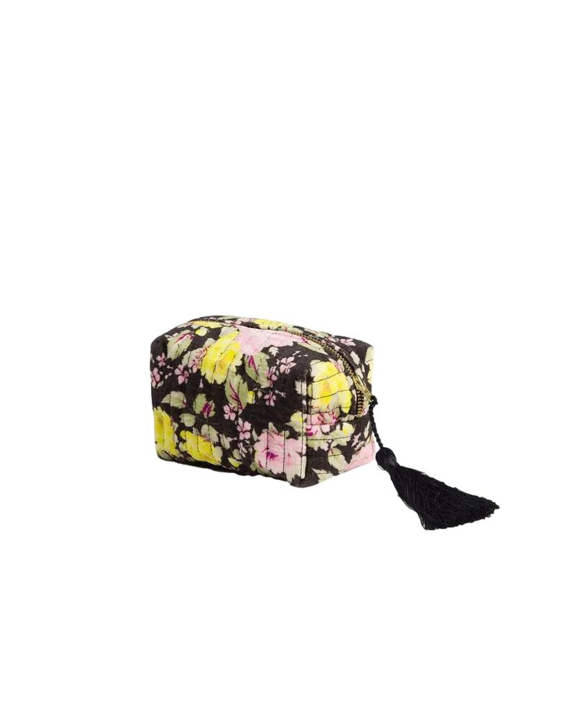 By TiMo Makeup Bag Velvet Toalettmappe Blomster