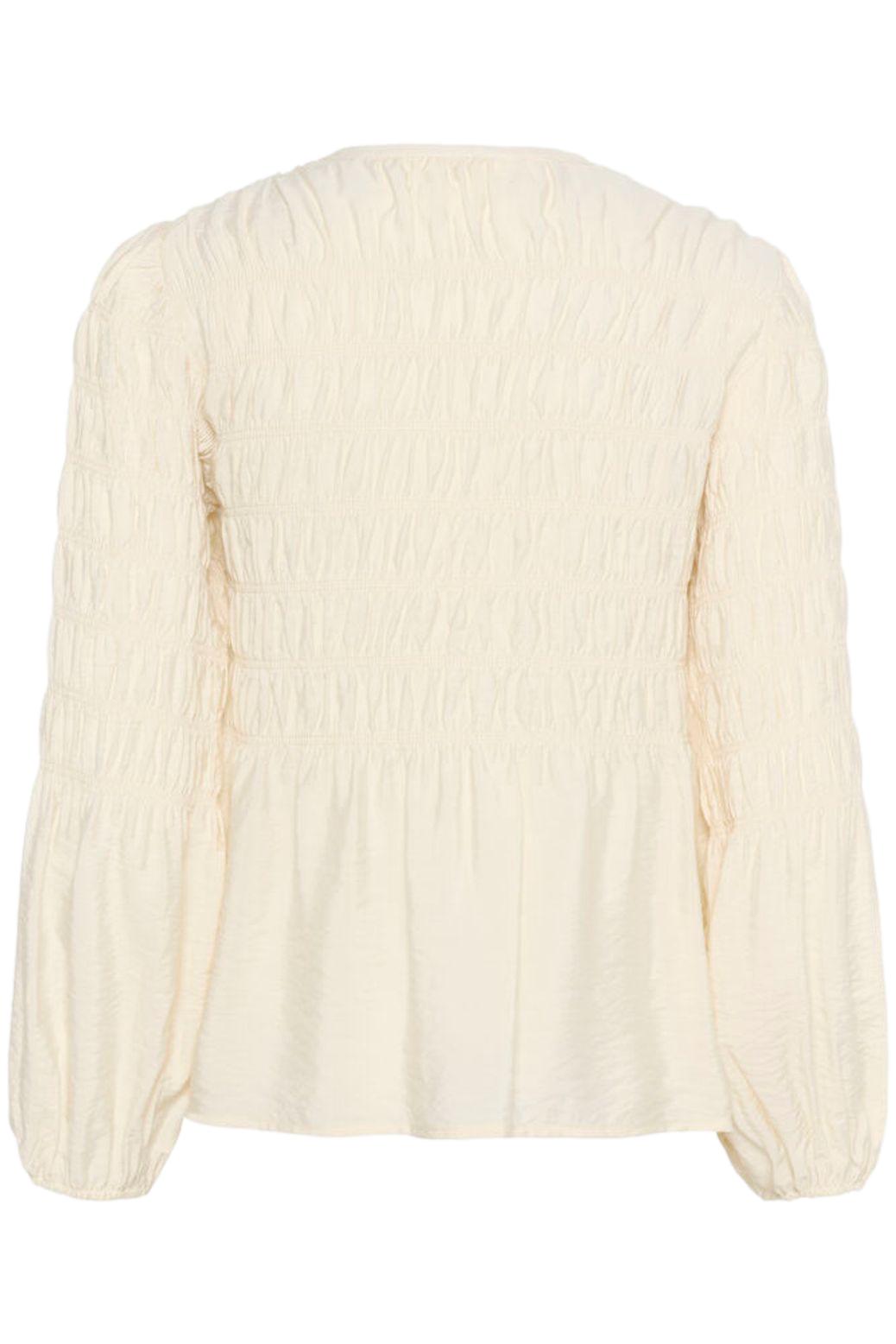 Part Two SiffePW SH Bluse Lys-Beige