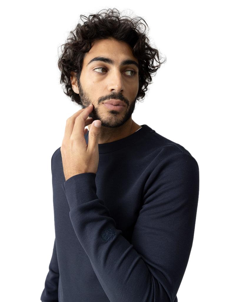 MOS MOSH MMGabel Crew neck sweat Genser Blå