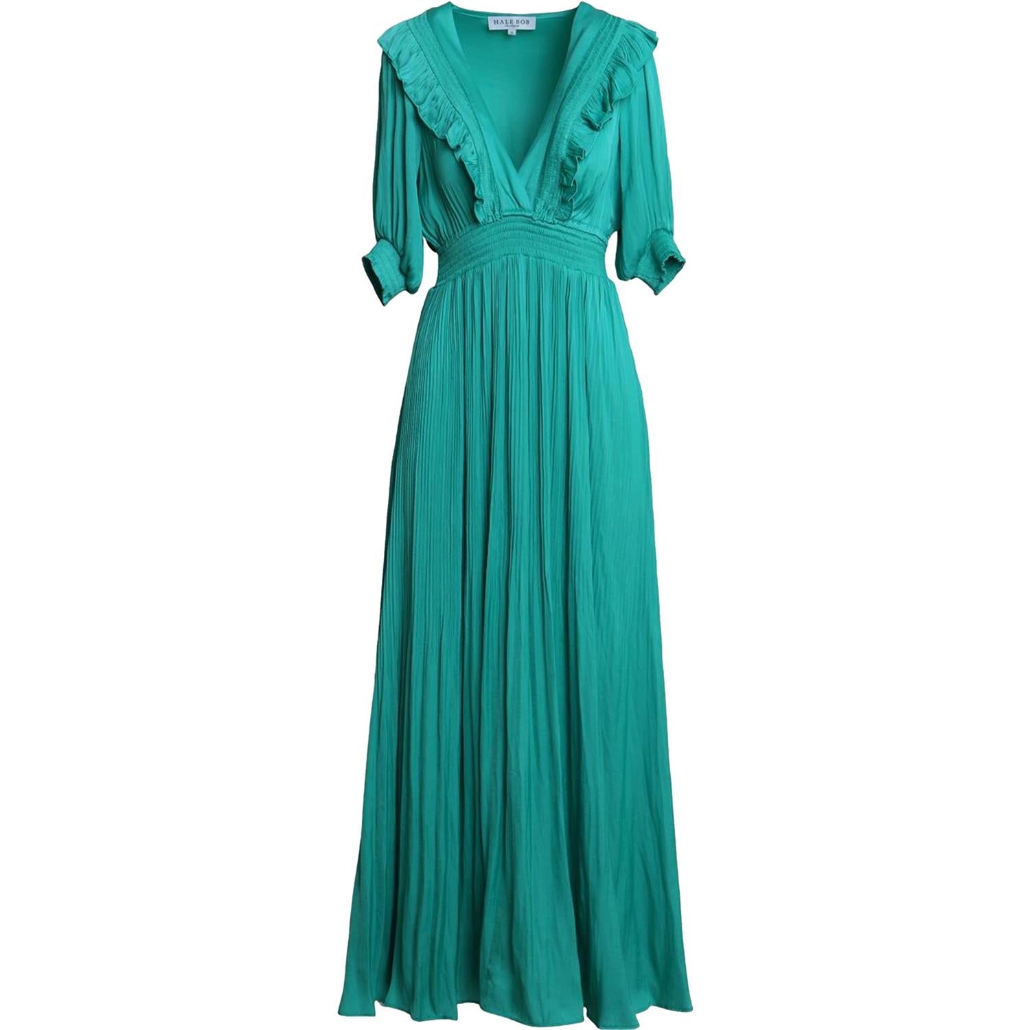 Hale Bob Lovisa Solid Long Dress Kjole Grønn - chrismoa.no