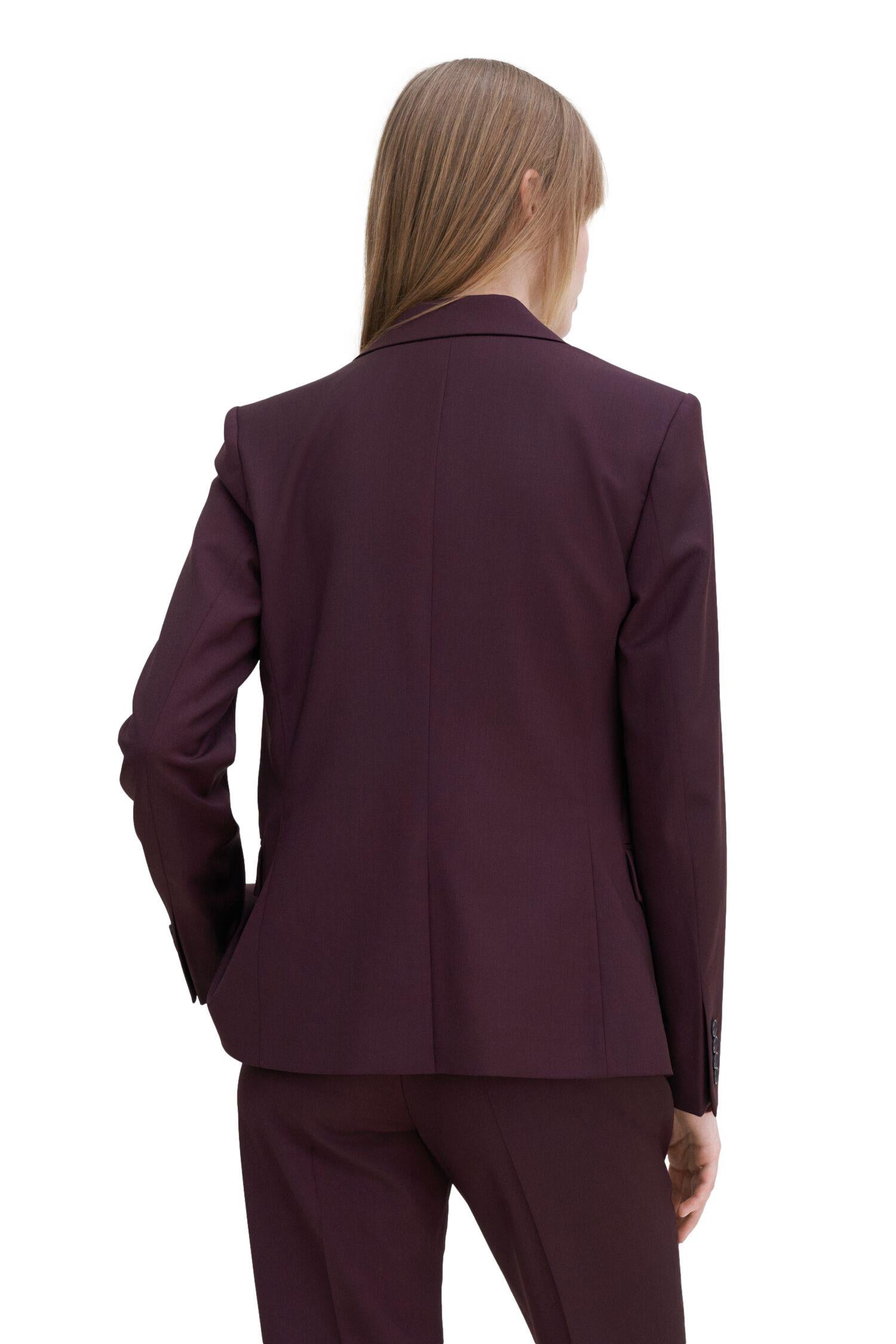 Filippa K Sasha Cool Wool Blazer Dressjakke Burgunder - chrismoa.no