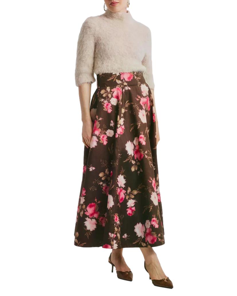 By TiMo Taffela Maxi Skirt Skjørt Brun