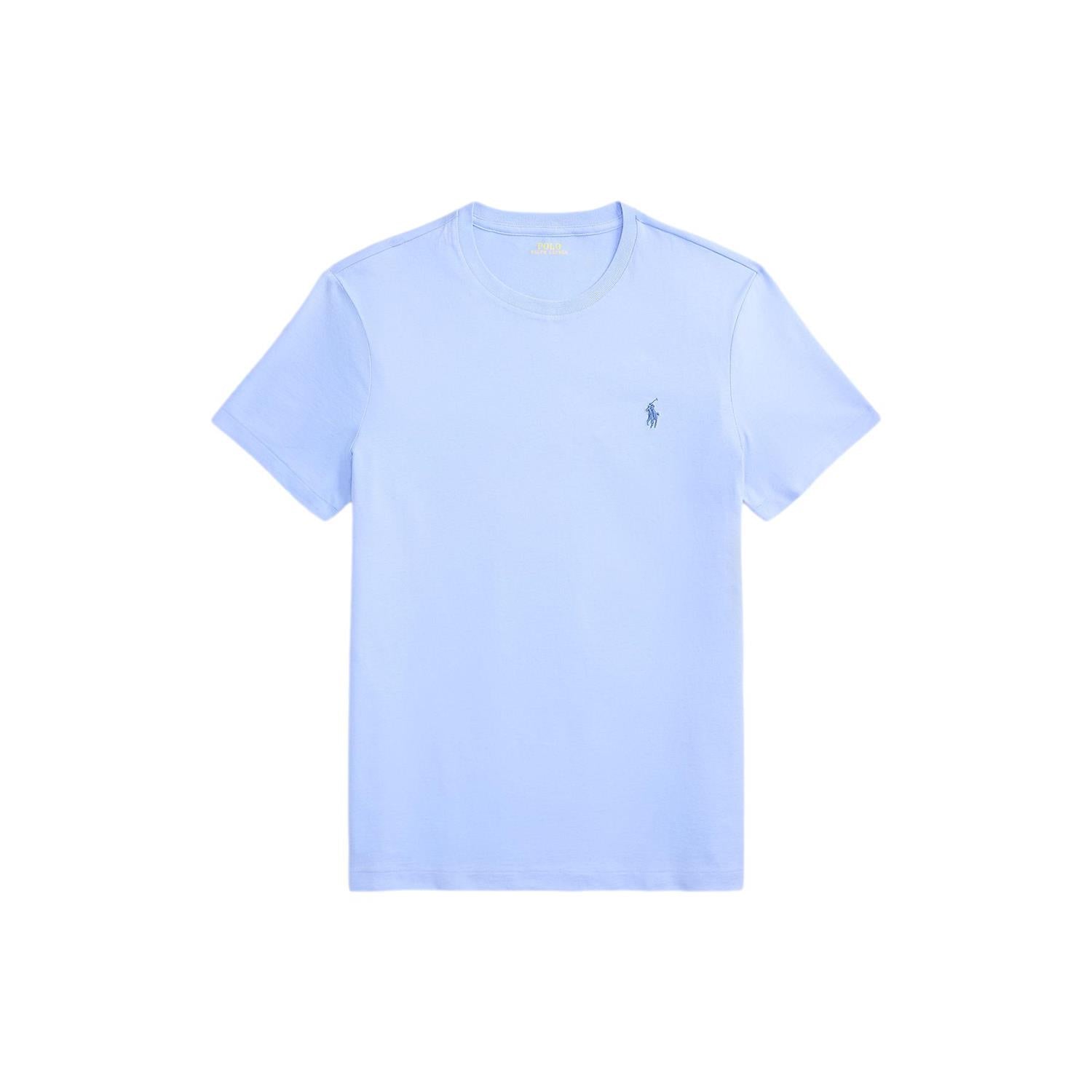 Polo Ralph Lauren Custom Slim Fit Cotton T-Shirt T-Shirt Lyseblå - chrismoa.no