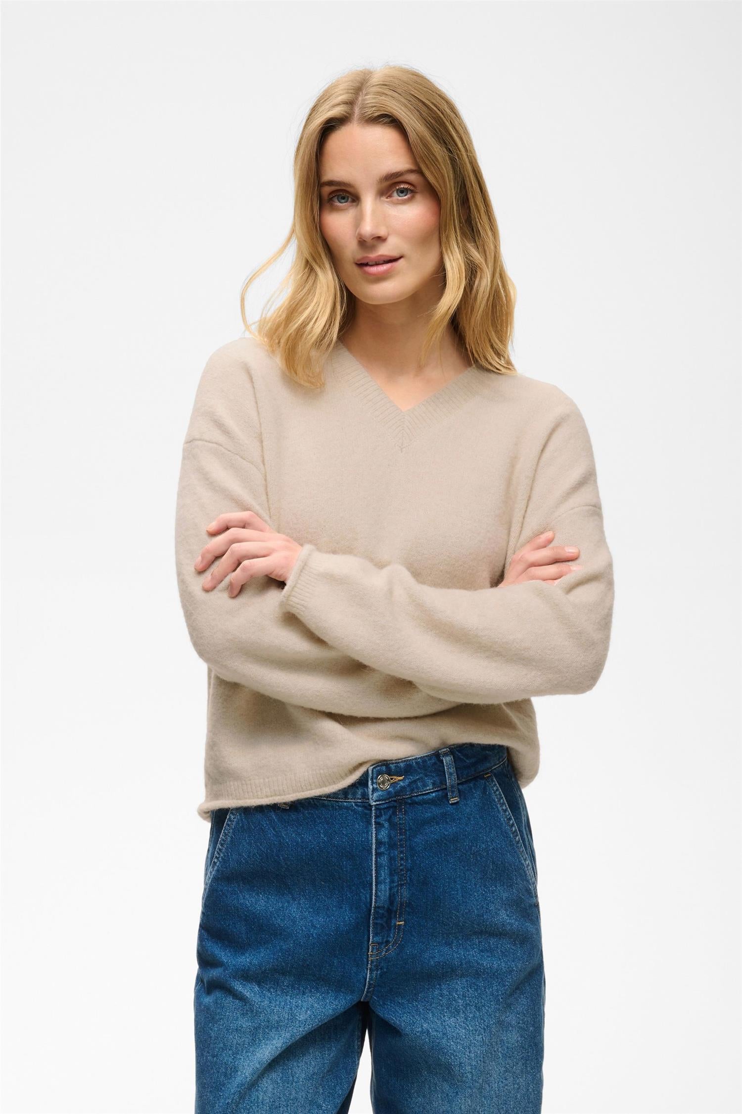 Part Two Chanillapw Pullover Genser French Oak