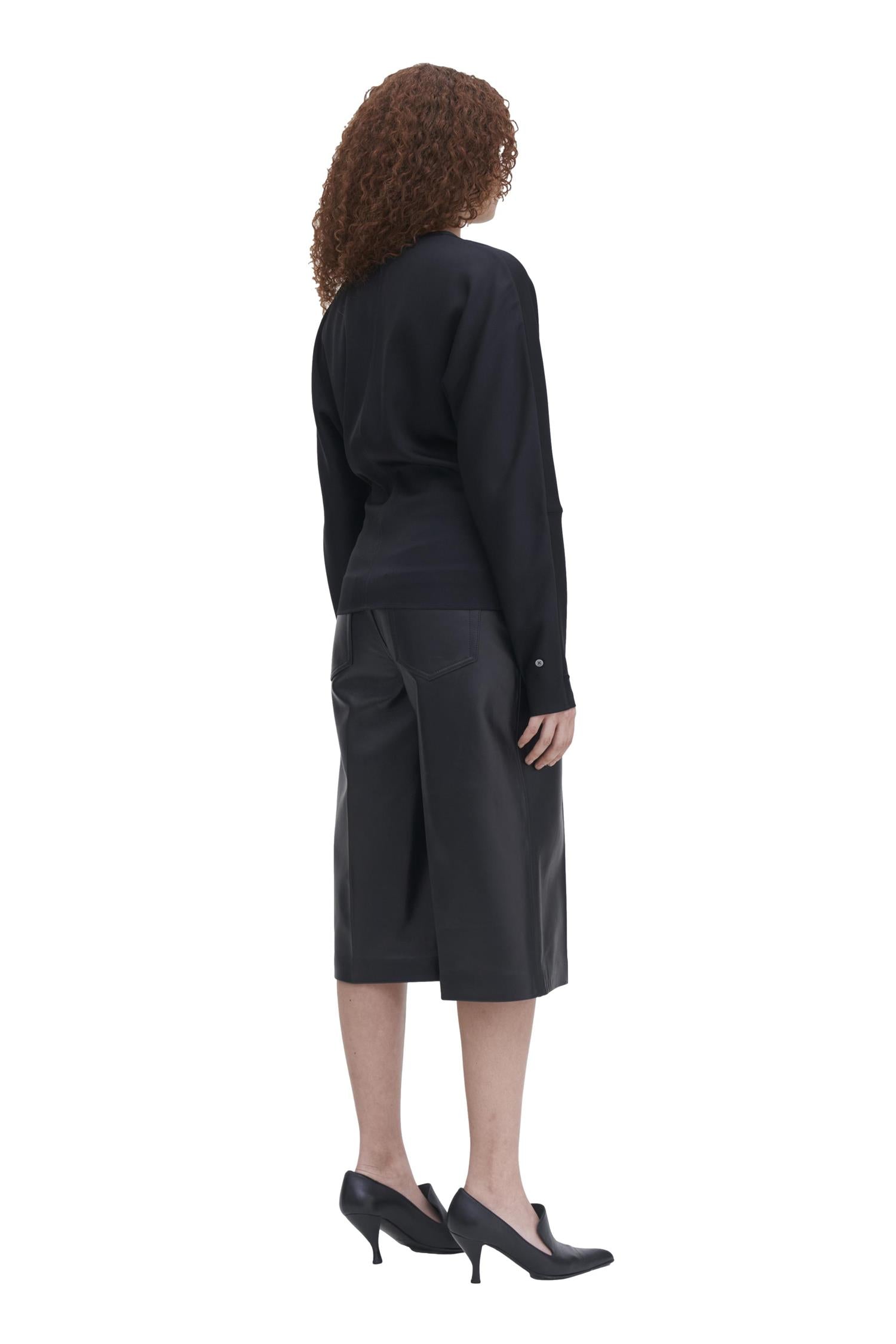 Filippa K Batwing Top Bluse Sort