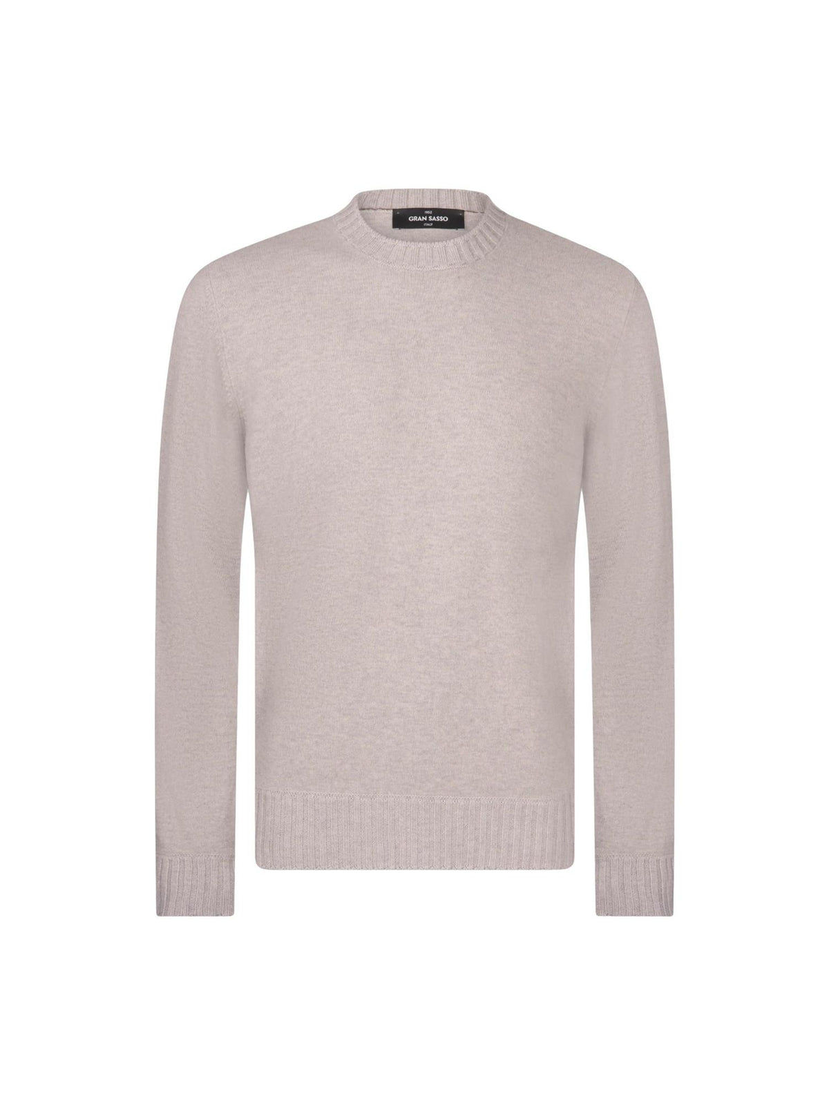 Gran Sasso Paricollo Cashmere Crewneck Genser Beige