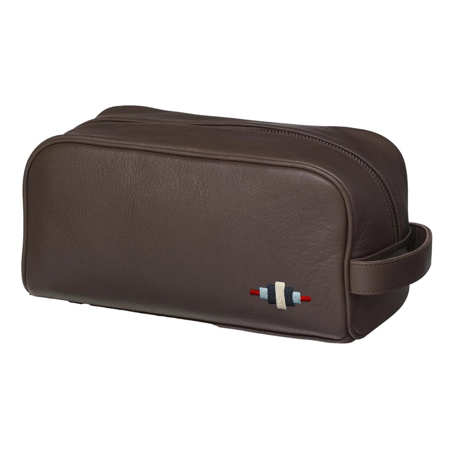 Pampeano Hombre Washbag Toalettmappe Brun