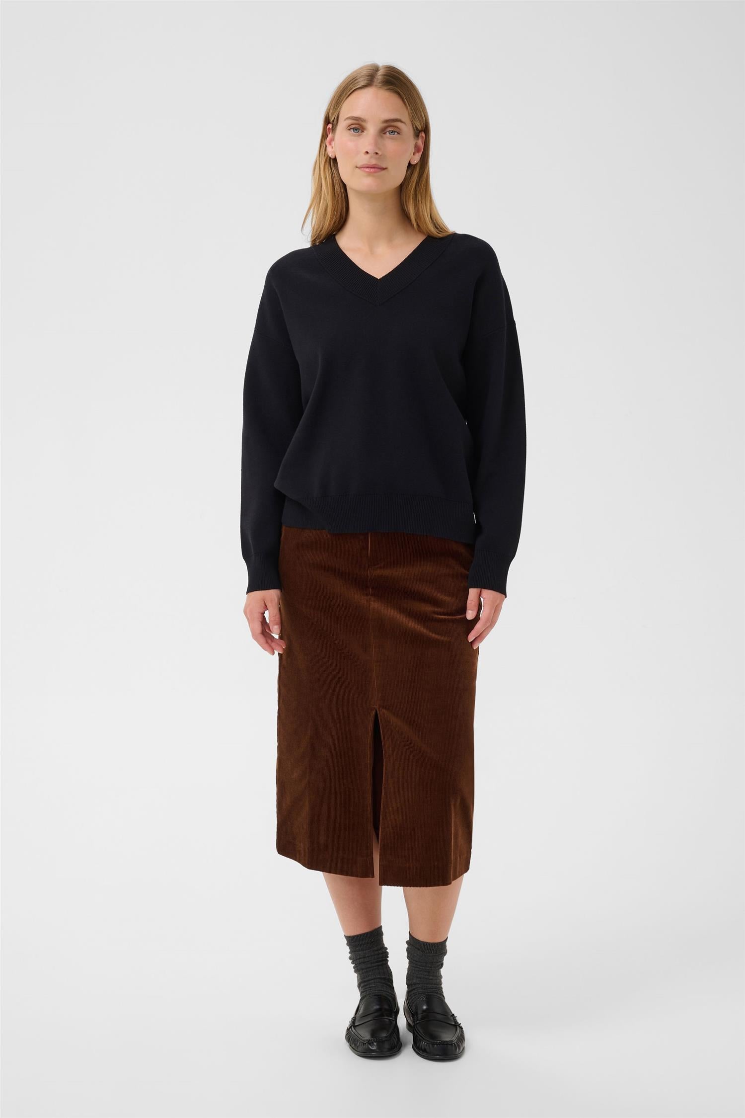 Part Two Chantallypw Pullover Genser Black